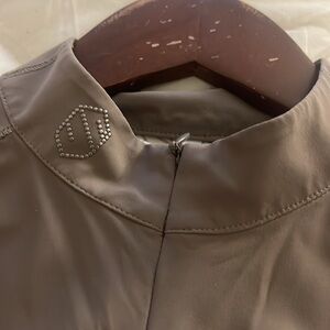 SAMSHIELD taupe 1/4 zip training top